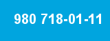 980 718-01-11 980 718-01-11